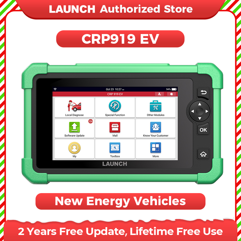 Renewable Energy Engineering - Диагностический сканер LAUNCH CRP919 EV для